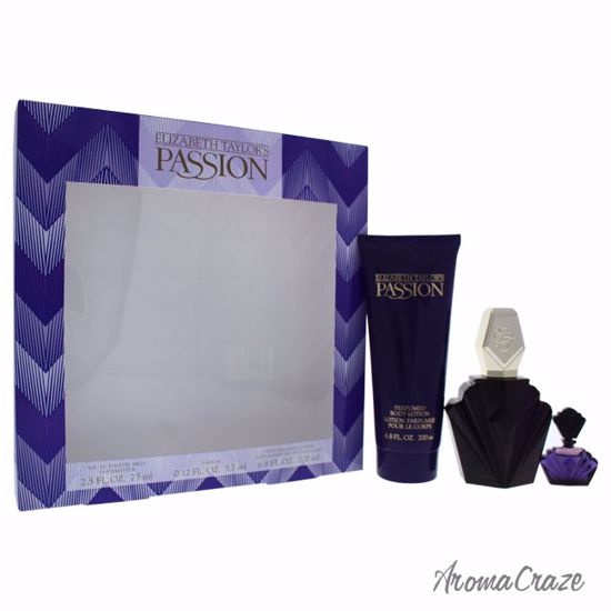 Elizabeth Taylor Passion Gift Set for Women 3 pc