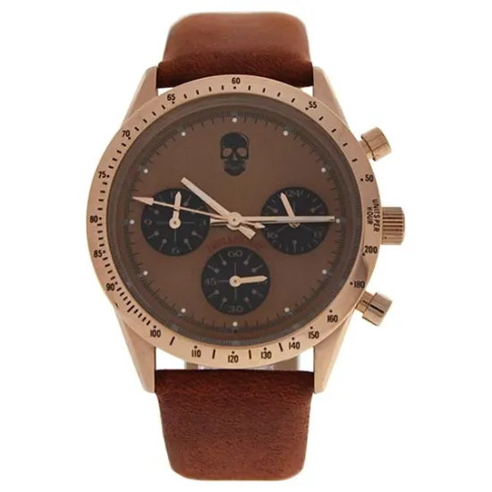 Picture of ZVM118 Master - Rose Gold/Brown Leather Strap Watch by Zadig & Voltaire for Women - 1 Pc Watch