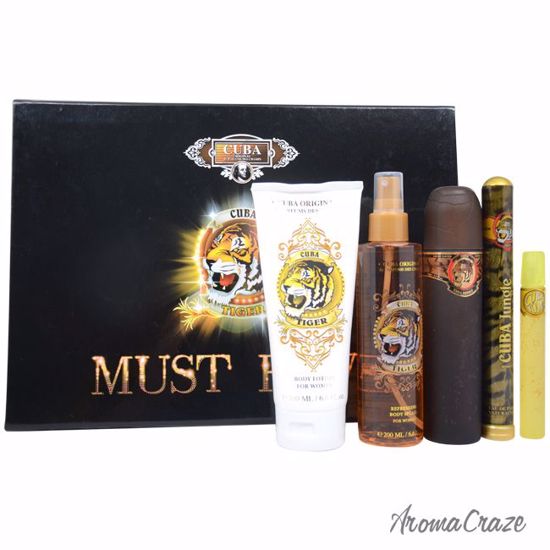 Cuba Jungle by Cuba Tiger Gift Set for Women 5 pc