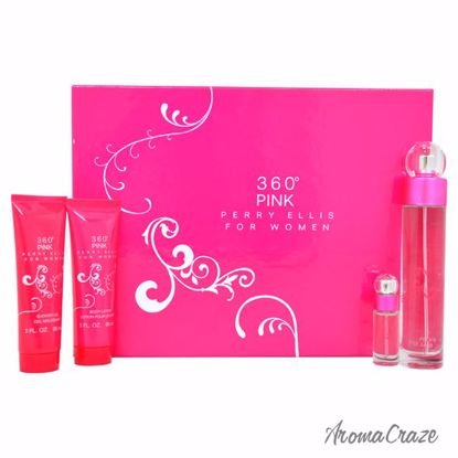 Perry Ellis 360 Pink Gift Set for Women 4 pc