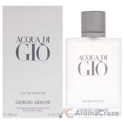 Picture of Acqua Di Gio by Giorgio Armani for Men - 3.4 oz EDT Spray (Refillable)