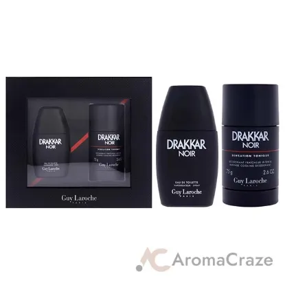 Picture of Drakkar Noir by Guy Laroche for Men - 2 Pc Gift Set 1oz EDT Spray, 2.6oz Deodorant Stick