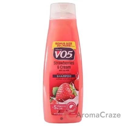 Picture of Moisturizing Strawberries Cream Shampoo by Alberto VO5 for Unisex - 15 oz Shampoo