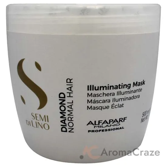 Picture of Semi Di Lino Diamond Illuminating Mask by Alfaparf Milano for Unisex - 17.4 oz Masque