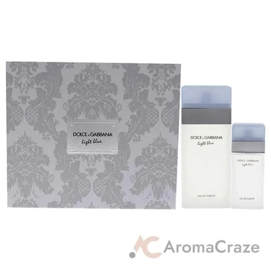 Picture of Light Blue by Dolce and Gabbana for Women - 2 Pc Gift Set 3.3oz EDT Spray, 0.84oz EDT Spray