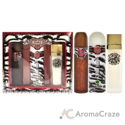 Picture of Cuba Jungle Zebra by Cuba for Women - 3 Pc Gift Set 3.3oz EDP Spray, 6.7oz Deodorant Body Spray, 4.3oz Body Lotion
