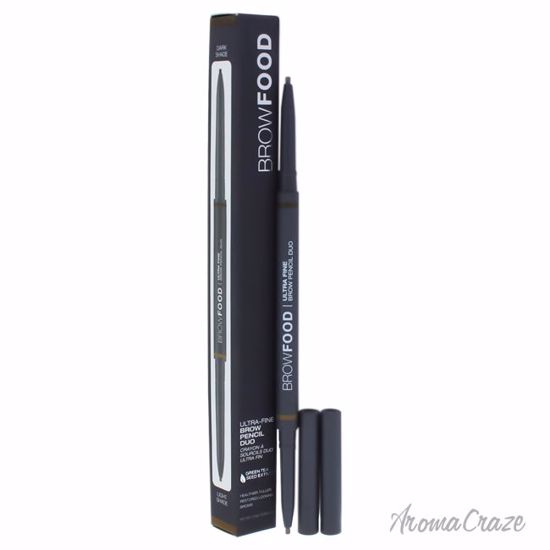 LashFood BrowFood Ultra Fine Brow Pencil Duo Dark Brunette E