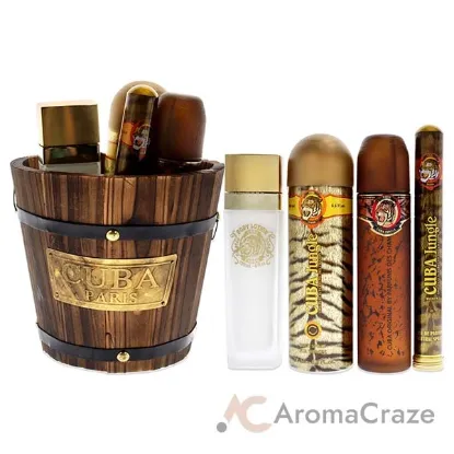 Picture of Cuba Jungle Tiger by Cuba for Women - 4 Pc Gift Set 3.3oz EDP Spray, 1.7oz EDP Spray, 6.6oz Body Spray, 4oz Body Lotion