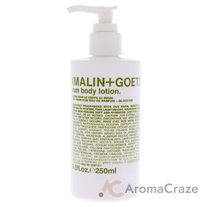 Picture of Rum Body Lotion by Malin + Goetz for Unisex - 8.5 oz Body Lotion