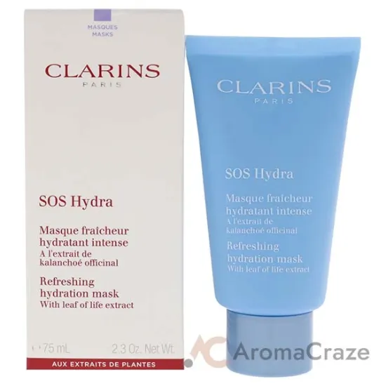 Picture of SOS Hydra Refreshing Hydration Mask by Clarins for Women - 2.3 oz Mask