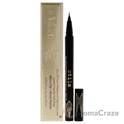 Picture of Stay All Day Waterproof Liquid Eye Liner Micro Tip - Intense Black by Stila for Women - 0.016 oz Eyeliner