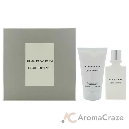Picture of LEau Intense by Carven for Men - 2 Pc Gift Set 1.66oz EDT Spray, 3.33oz After Shave Balm