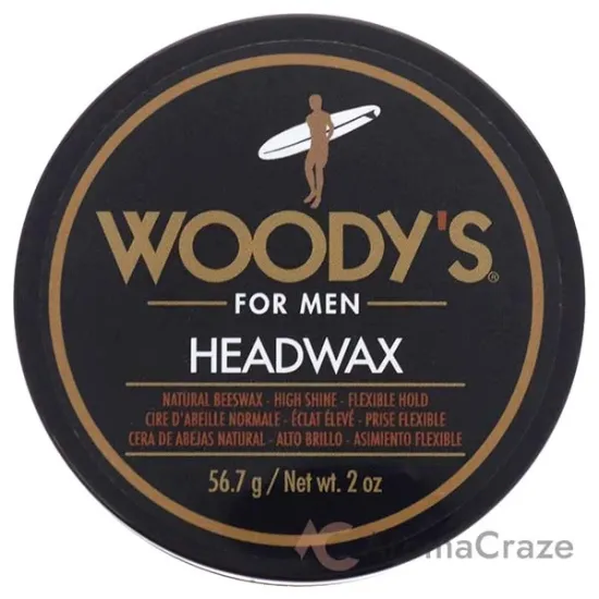 Picture of Headwax Natural Beeswax by Woodys for Men - 2 oz Pomade