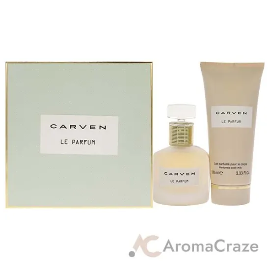 Picture of Le Parfum by Carven for Women - 2 Pc Gift Set 1.66oz EDP Spray, 3.33oz Perfume Body Milk