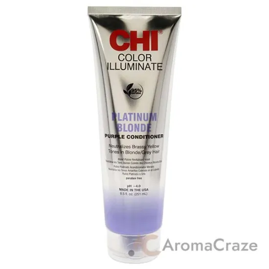Picture of Ionic Color Illuminate Conditioner - Platinum Blonde by CHI for Unisex - 8.5 oz Conditioner