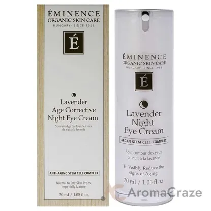 Picture of Lavender Age Corrective Night Eye Cream by Eminence for Unisex - 1.05 oz Cream