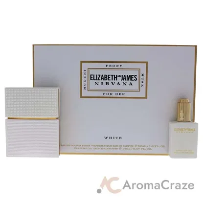Picture of Nirvana White by Elizabeth and James for Women - 2 Pc Gift Set 1oz EDP Spray, 0.5oz Perfumed Oil