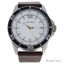 Louis Villiers LV1002 Silver/Brown Leather Strap Watch for M