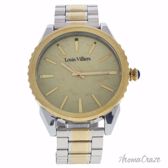 Louis Villiers LV2066 Silver Gold Stainless Steel Bracelet W