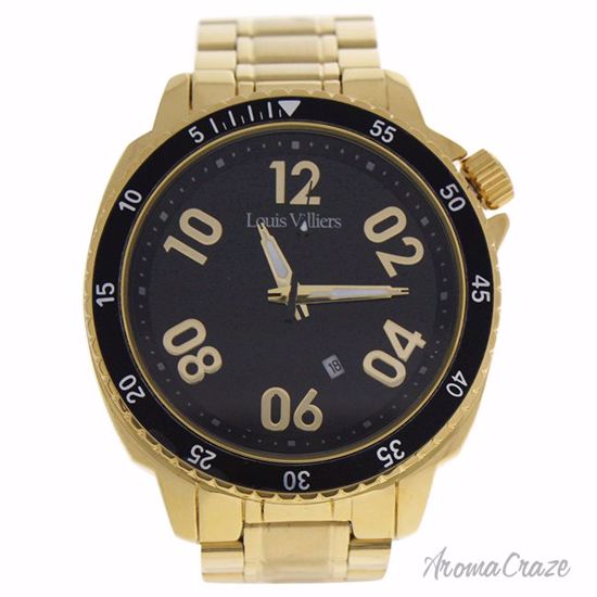 Louis Villiers LV1055 Gold Stainless Steel Bracelet Watch fo