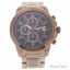 Louis Villiers LV1014 Brown Stainless Steel Bracelet Watch f