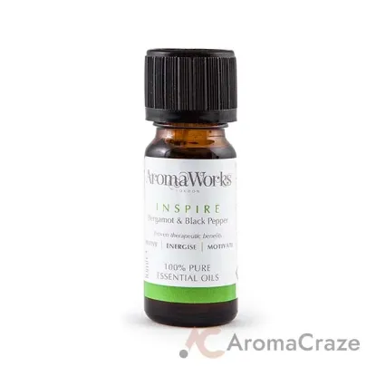 Picture of Inspire Essential Oil by Aromaworks for Unisex - 0.34 oz Oil