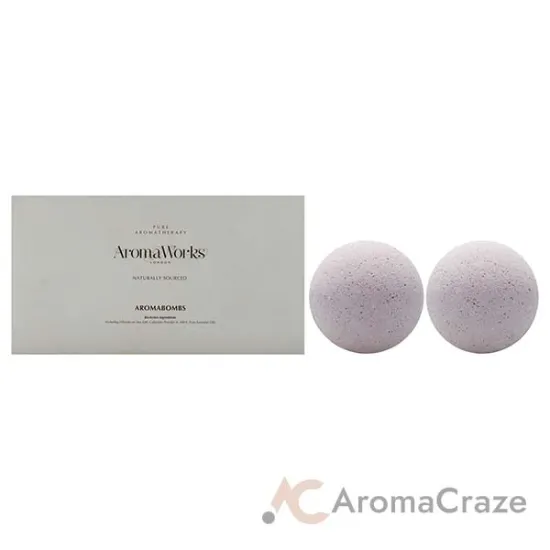 Picture of Nurture AromaBomb Duo by Aromaworks for Unisex - 2 x 8.81 oz Bath Bomb