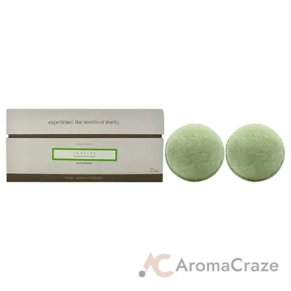 Picture of Inspire AromaBomb Duo by Aromaworks for Unisex - 2 x 8.81 oz Bath Bomb