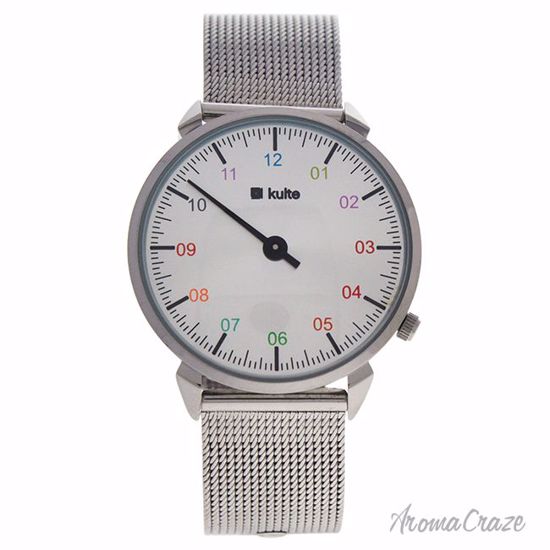 Kulte KU15-0010 Silver Rainbow Stainless Steel Mesh Bracelet