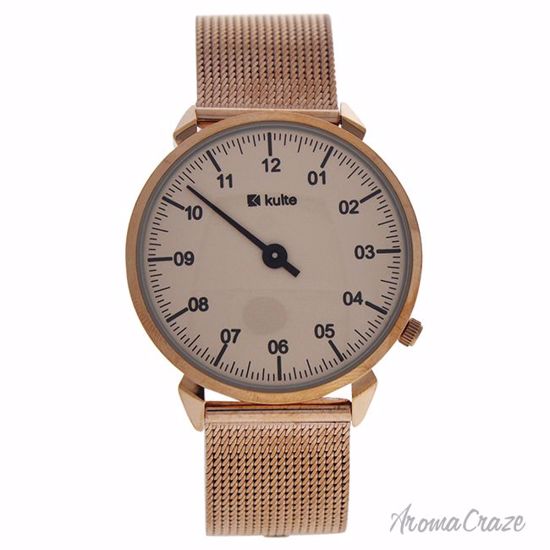 Kulte KU15-0014 Rose Gold Stainless Steel Mesh Bracelet Watc