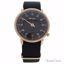 Kulte KUL01 Forever Young Rose Gold/Black Nylon Strap Watch 