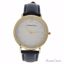 Andreas Osten AO-02 Klassisk Gold/Black Leather Strap Watch 