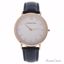 Andreas Osten AO-03 Klassisk Rose Gold/Black Leather Strap W