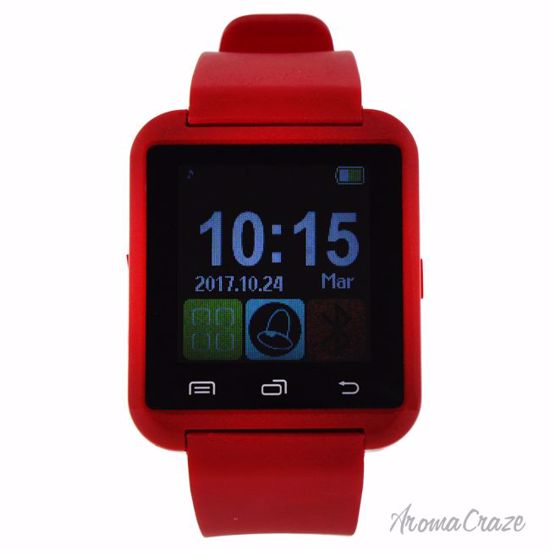 Eclock EK-A2 Montre Connectee Red Silicone Strap Smart Watch