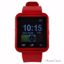 Eclock EK-A2 Montre Connectee Red Silicone Strap Smart Watch