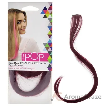 Picture of Pop Color Strip Extension - Berry Kiss by Hairdo for Women - 18 Inch Hair Extension
