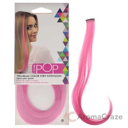 Picture of Pop Color Strip Extension - Pink Sprinkles by Hairdo for Women - 18 Inch Hair Extension