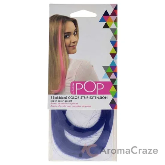 Picture of Pop Color Strip Extension - Starry Sky Blue by Hairdo for Women - 18 Inch Hair Extension
