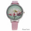 Charlotte Raffaelli CRF007 La Florale Silver/Rose Leather St