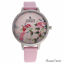 Charlotte Raffaelli CRF029 La Florale Silver/Pink Leather St