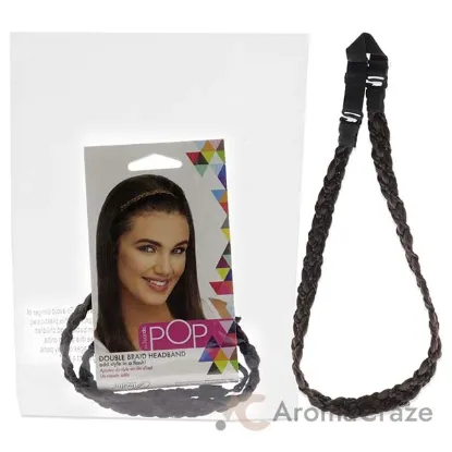 Picture of Pop Double Braid Headband - R6 Dark Chocolate by Hairdo for Women - 1 Pc Hair Band