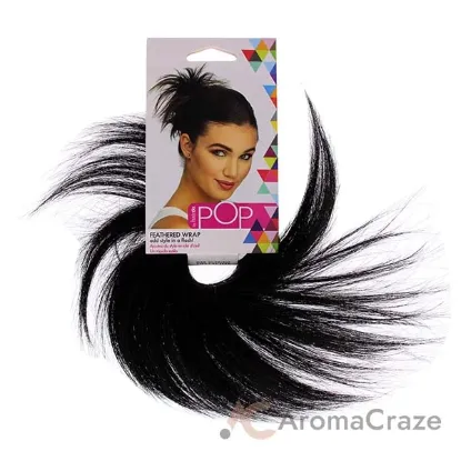 Picture of Pop Feather Wrap - R2 Ebony by Hairdo for Women - 1 Pc Hair Wrap