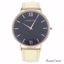 Andreas Osten AO-187 Hygge Gold/Black Leather Strap Watch fo