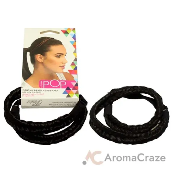 Picture of Pop Fishtail Braid Headband - R2 Ebony by Hairdo for Women - 1 Pc Hair Band