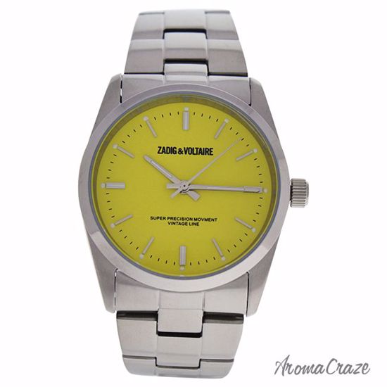 Zadig & Voltaire ZVF225 Yellow Dial/Silver Stainless Steel B