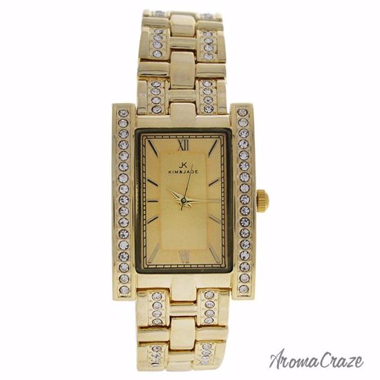 Kim & Jade 2060L-GG Gold Stainless Steel Bracelet Watch for 
