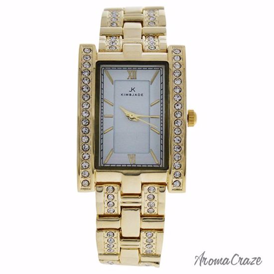 Kim & Jade 2060L-GW Gold Stainless Steel Bracelet Watch for 
