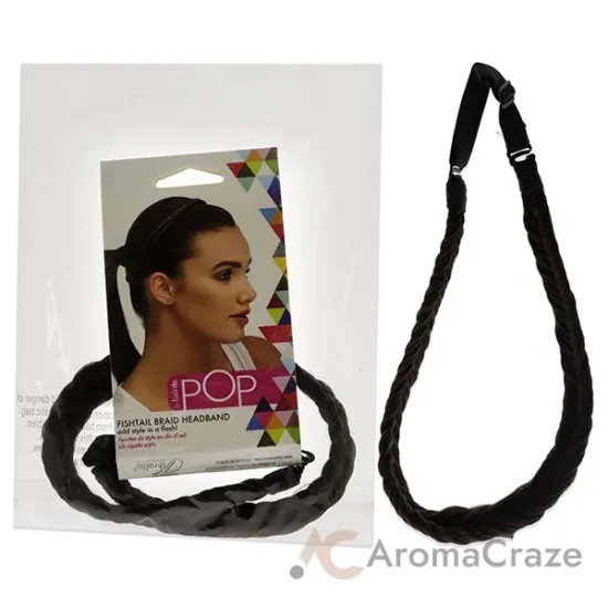 Picture of Pop Fishtail Braid Headband - R6 Dark Chocolate by Hairdo for Women - 1 Pc Hair Band