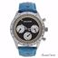 Zadig & Voltaire ZVM106 Master Silver/Turquoise Leather Stra