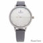 Charlotte Raffaelli CRB004 La Basic Silver/Grey Leather Stra